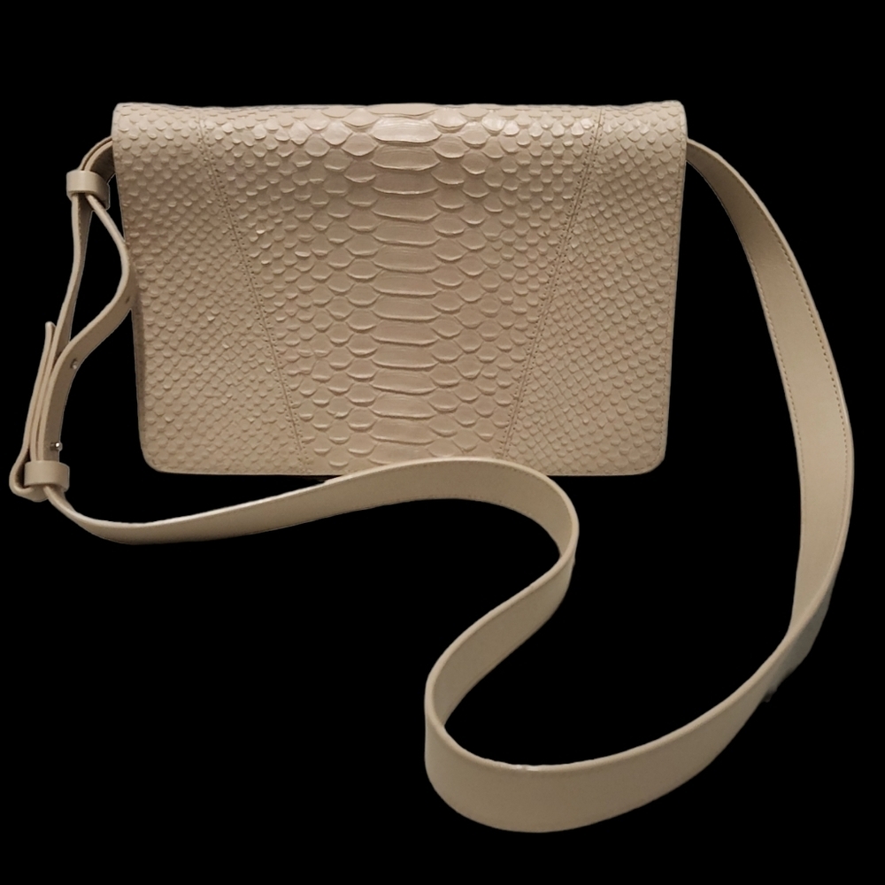 VINCE Mod V‎ Python-Embossed Crossbody Bag - Picture 2 of 15